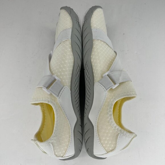 Womens Beige Quick-Dry Aqua Socks Rubber Barefoot Slip On Size 9.5 Water Shoes - Picture 6 of 9